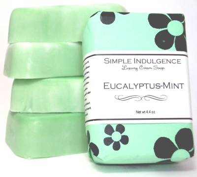 Eucalyptus-mint Soap, Shea, Simple Indulgence