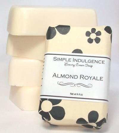 Almond Royale Soap, Shea Simple Indulgence, Creamy Lather